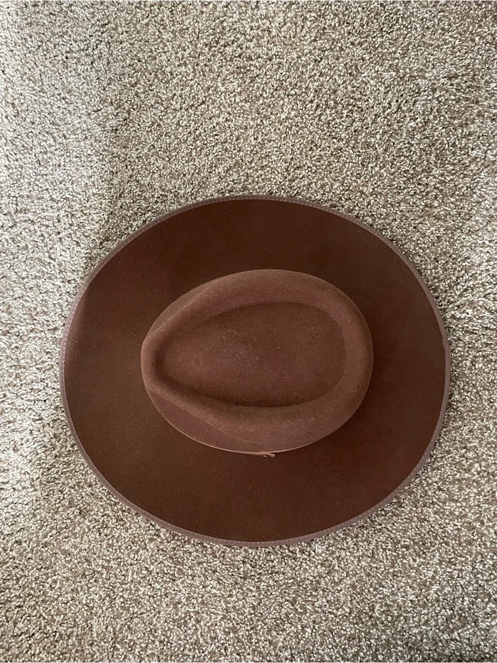 Andy Auburn Dark Brown Country Hat